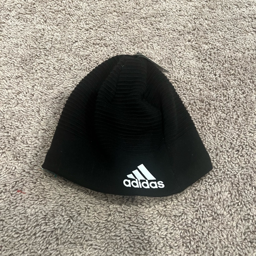 Adidas Creator Beanie Hat Cap black new  Mens Women Unisex Reflective Logo